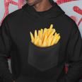 ポケットフライドポテト 胸にチップス フライドポテト パーカー 面白い贈り物