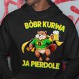 ポーランド製bober Meme Bóbr Bober Kurwa ポーランドビール はいpierdole パーカー 面白い贈り物