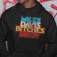 マイルス・デイビス・ビッチズ・ブリュー・ディストレストッド パーカー 面白い贈り物