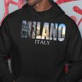ミラノイタリア-ミラノイタリアファッションイタリアングラフィック パーカー 面白い贈り物