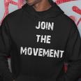 ムーブメントに参加 パーカー 面白い贈り物
