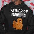 メンズ・ボーイズ・マーモット・パパ 父の日 マーモットの父 パーカー 面白い贈り物