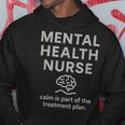メンタルヘルス看護師の落ち着きはプランセラピストの一部です パーカー 面白い贈り物