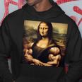 モナリザ 筋肉付き おもしろギフト パーカー 面白い贈り物