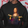 モナリザ 面白いtシャツ ジム 筋トレ 絵画 美術 メンズ おもしろ 面白い 服 おもしろグッズ ネタ パーカー 面白い贈り物