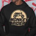 モンキーバイクライダーレトロクラシック原付オートバイtシャツ パーカー 面白い贈り物