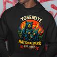 ヨセミテ国立公園 クマの家族 Est 1890 サンセットアート パーカー 面白い贈り物