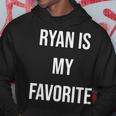 ライアンは私のお気に入り パーカー 面白い贈り物