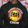 ラバーダッキークルーアイラブダックスラバーズファニーラバーダック パーカー 面白い贈り物