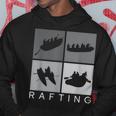 ラフティング シルエット 川 ラフト アウトドア ラフティング スポーツ パーカー 面白い贈り物