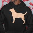 ラブラドールレトリバー 犬のシルエット パーカー 面白い贈り物