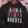 ラブ・デス・ロボット パーカー 面白い贈り物