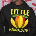 リトル・マンゴー・ラヴァー・アイ・マンゴー パーカー 面白い贈り物