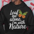 リーフ・ミー・アローン・ネイチャー・デザイン パーカー 面白い贈り物