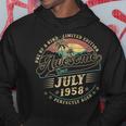 レトロな67歳の男性向け誕生日プレゼント 1958年7月 67歳 パーカー 面白い贈り物