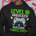 レベル 10 アンロック 素晴らしい 2015 ビデオゲーム 10歳の誕生日 パーカー 面白い贈り物