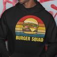 ヴィンテージ バーガー スクワッド チーズバーガー ハンバーガー 恋人へのギフトに パーカー 面白い贈り物