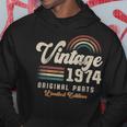 ヴィンテージ1974年、誕生年51年 レトロ パーカー 面白い贈り物