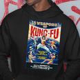 ヴィンテージカンフー格闘技 映画レトロギフト パーカー 面白い贈り物