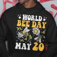 世界ミツバチの日 ミツバチ パーカー 面白い贈り物