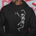 人間のスケルトンのダンス、骨骨の骨の頭蓋骨の解剖学 パーカー 面白い贈り物