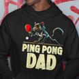 卓球 黒猫パパピンポン 黒猫ピンポン パーカー 面白い贈り物