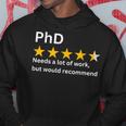 博士号、多くの努力が必要ですが、推奨される、面白い博士号。 パーカー 面白い贈り物