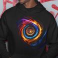 回転するレインボーフレームワールプール。 パーカー 面白い贈り物