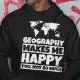 地理の先生への贈り物-面白い地理の恋人のユーモア パーカー 面白い贈り物