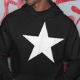 大きな白い星 パーカー 面白い贈り物