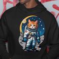宇宙飛行士 02 宇宙飛行士 猫 パーカー 面白い贈り物