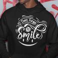 微笑むことを忘れないでください パーカー 面白い贈り物