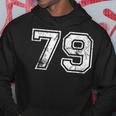数字 79 ヴィンテージ 1979 誕生日 ヴィンテージ風 パーカー 面白い贈り物