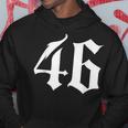 旧英数字 46 46 パーカー 面白い贈り物