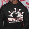 楽しいロールスボーリング パンヴィンテージボウリングボール パーカー 面白い贈り物