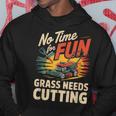 楽しい草刈りの必要がない 面白い芝刈り パーカー 面白い贈り物