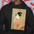 浮世絵デザイン『喜多川歌麿』アート 美術 日本画 グッズ パーカー 面白い贈り物