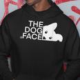 犬の顔のデザイン The Dog Face パーカー 面白い贈り物