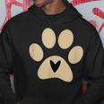 猫や犬の愛好家のための足付きハート パーカー 面白い贈り物