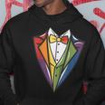 男の子、子供、男性用の幼児用タキシードコスチューム。かわいいレインボータキシード。 パーカー 面白い贈り物