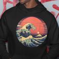神奈川沖浪裏 葛飾北斎の 冨嶽三十六景 神奈川沖浪裏 富士山 レトロ ヴェイパーウェイヴ パーカー 面白い贈り物
