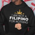 私はフィリピン人ではありません ドゥテルテ Dds ピノイ プライド クール パーカー 面白い贈り物
