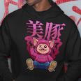 美豚 動物 豚 パーカー 面白い贈り物