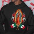 聖母マリア メキシコ国旗 聖母マリア グアダルーペ パーカー 面白い贈り物