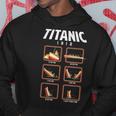 船1912クルーズのタイタニック号沈没段階 パーカー 面白い贈り物