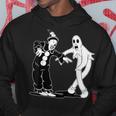 道化師のココと幽霊の踊り パーカー 面白い贈り物
