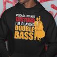 邪魔しないでください私はコントラバス奏者です パーカー 面白い贈り物