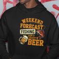 釣り人のための面白い釣りとビールの週末予報 パーカー 面白い贈り物