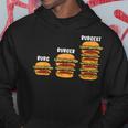 面白い バーグ バーガー バージェスト バーガー ハンバーガー チーズバーガー パーカー 面白い贈り物