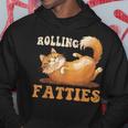 面白い 猫 ローリング ファティ 男女兼用 猫 パーカー 面白い贈り物